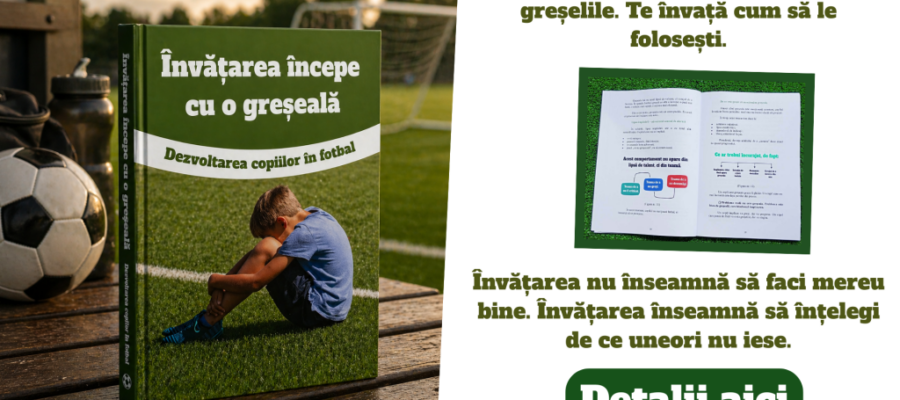 Cel mai important trofeu în fotbalul juvenil nu este medalia. Este dragostea pentru joc.